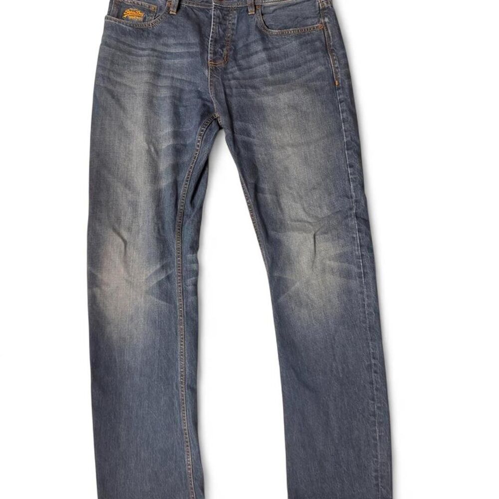 Superdry Men's Blue and Navy Jeans